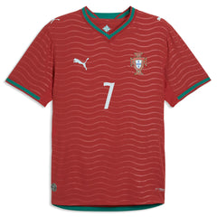 Cristiano Ronaldo Portugal National Team Puma 2026 Home Authentic Jersey - Red