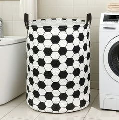Football Laundry Basket – Large Storage Bin with Handles