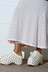 AZALEA WANG ROMESCO BONE CLOG