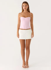 Tayana Corset Top - Pink