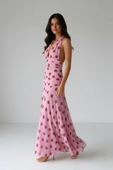 Megan | Polka Dot Maxi Dress