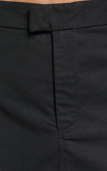 Desi Mini Skirt - Tailored Mid Waisted Skirt in Black