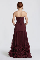 Megan | Elegant Evening Gown Maxi Dress