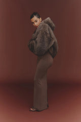 The Blair Hoodie in Brown