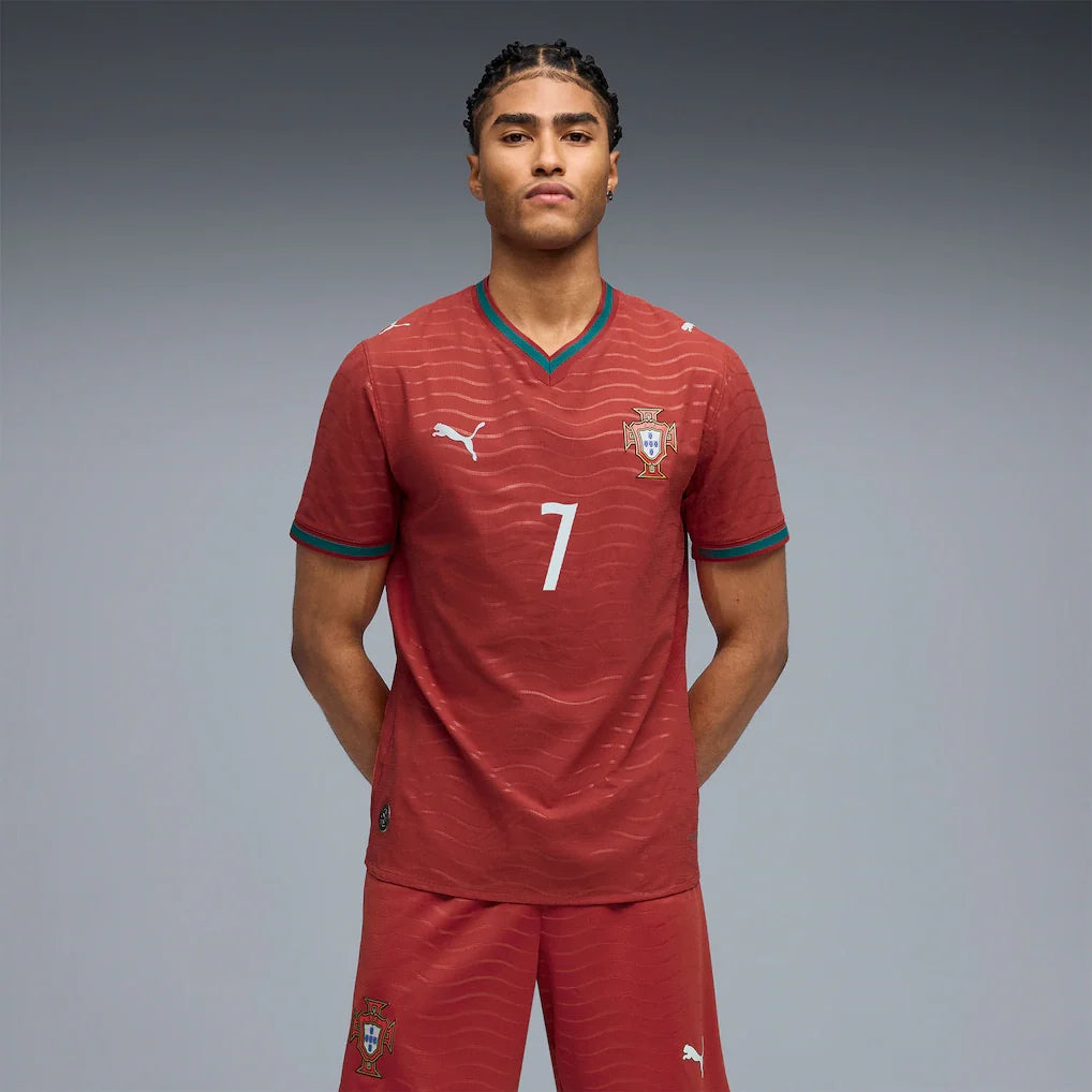 Cristiano Ronaldo Portugal National Team Puma 2026 Home Authentic Jersey - Red