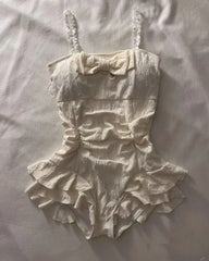 A Vintage Style Swimsuit with Delicate Timeless Details