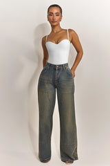 The Sculpt Bodysuit in White