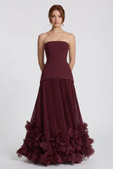 Megan | Elegant Evening Gown Maxi Dress