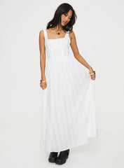 Lorinda Maxi Dress White