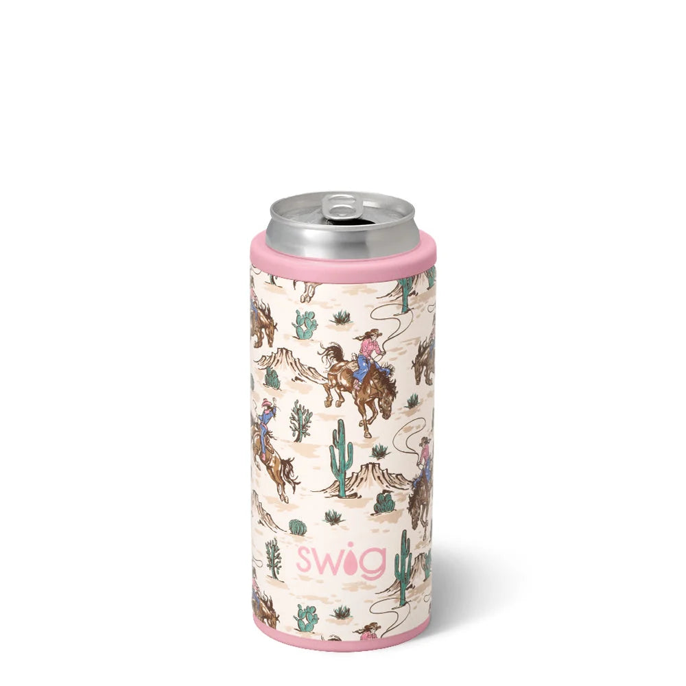 Swig Giddy Up Skinny Can Cooler 12oz