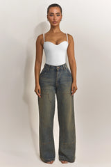 The Sculpt Bodysuit in White