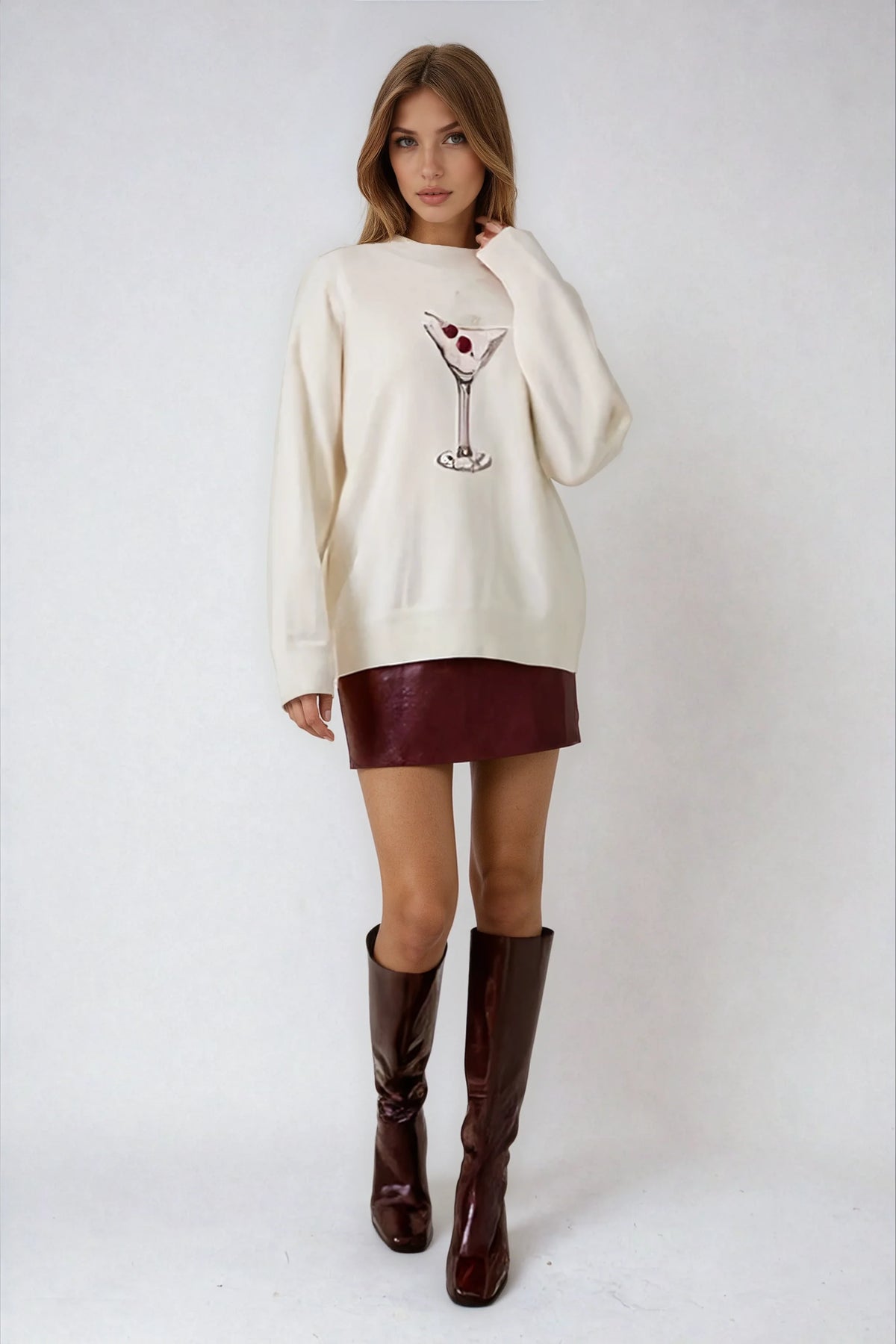 Cherry Martini Sweater