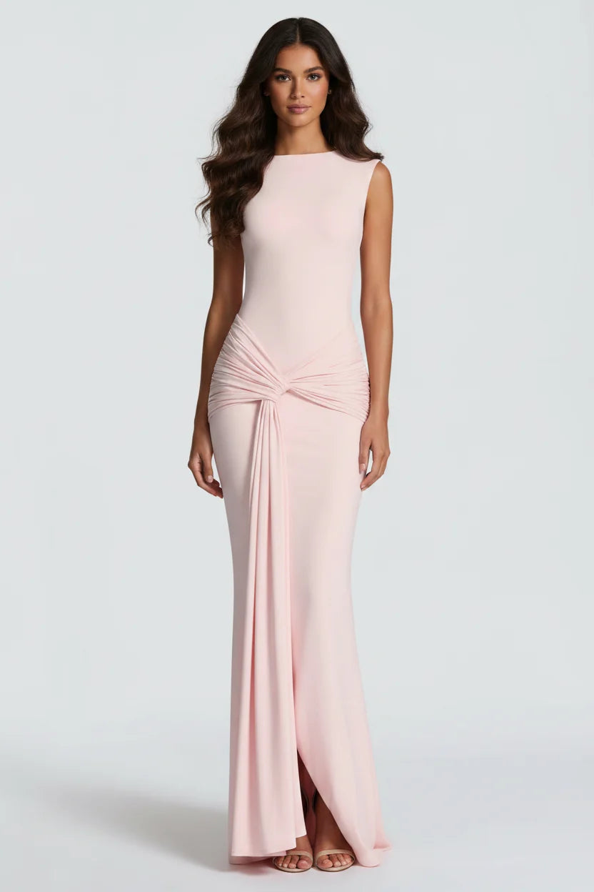 Megan | High Neck Elegant Maxi Dress