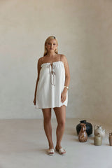 Evelia Dress - White