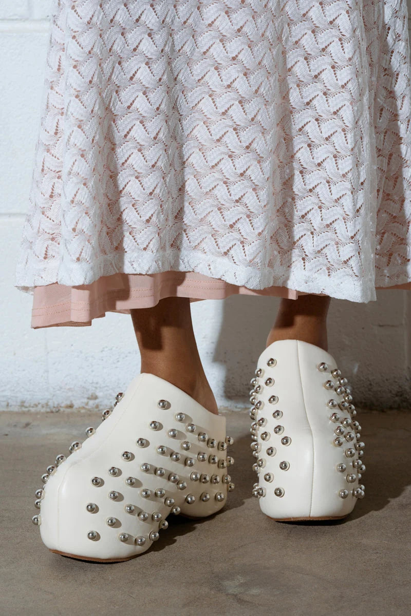 AZALEA WANG ROMESCO BONE CLOG
