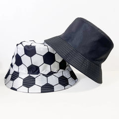 Football ball bucket hat