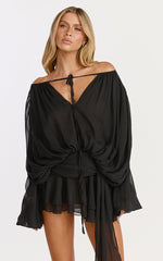 Lioness - Elements Mini Dress in Noir