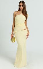 Runaway The Label - Halzie Maxi Skirt in Lemon