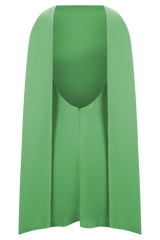 Wynter Scarf Draped Mini Dress - Green