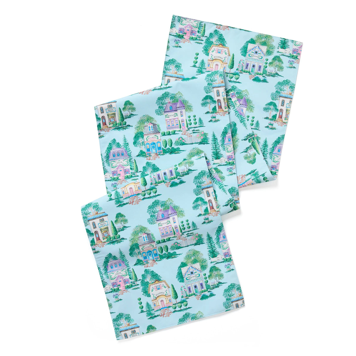 Lenox Spice Village Allover 14x70 Table Runner