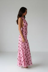 Megan | Polka Dot Maxi Dress