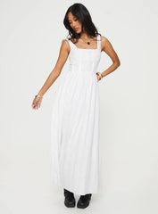 Lorinda Maxi Dress White