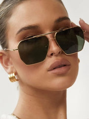 Classic Aviator Metal Frame Sunglasses
