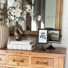 Swivel Metal Picture Frames, Set of Two