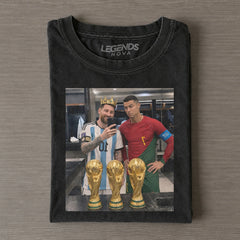 Vintage Messi & Ronaldo T-Shirt